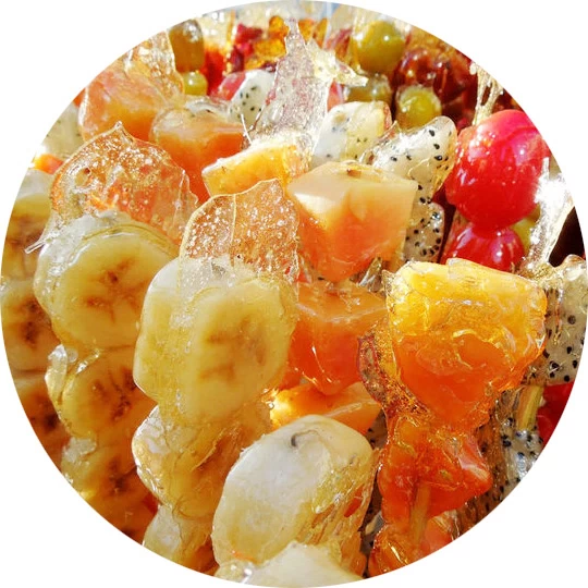 Fruta confitada